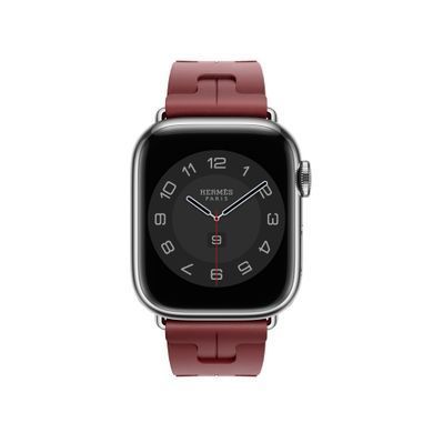 Ремешок Apple Watch Hermès - 41mm Rouge H Kilim Single Tour (MTHW3)