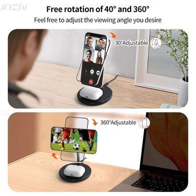 Беспроводная зарядка 2 в 1 для iPhone с MagSafe + AirPods - Черная