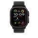 Ремінець Apple 49mm Black Trail Loop - M/L- Black Titanium Finish (MYQ63)