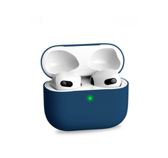 Темно-синій силіконовий чохол для AirPods 3