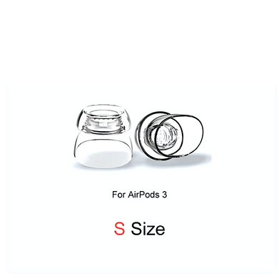 Накладки поліуретанові вакуумні для AirPods 3 / 4 - Розмір S
