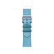 Ремінець Apple Watch Hermès - 41mm Bleu Céleste/Bleu Jean Twill Jump Single Tour (MWP63)