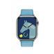 Ремінець Apple Watch Hermès - 41mm Bleu Céleste/Bleu Jean Twill Jump Single Tour (MWP63)