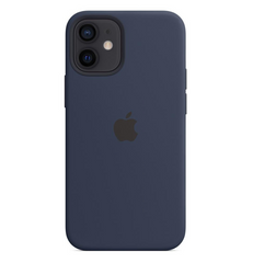 Чехол Apple iPhone 12 mini Silicone Case with MagSafe - Deep Navy (MHKU3)