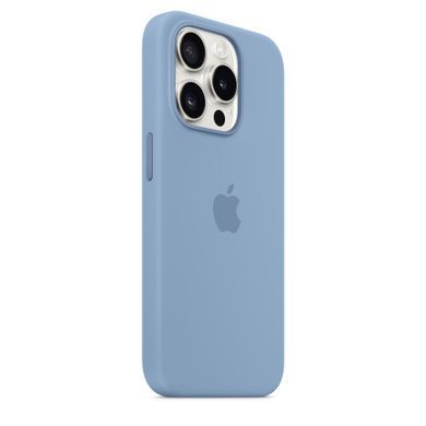 Чохол Apple iPhone 15 Pro Silicone Case with MagSafe - Winter Blue (MT1L3)