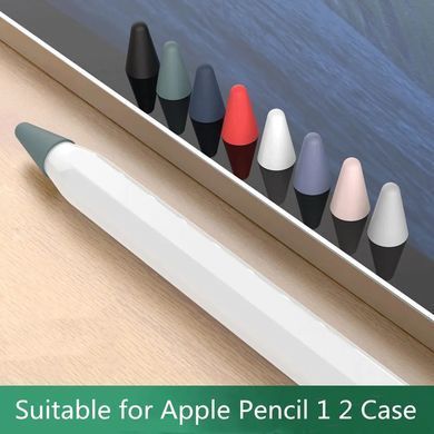 Колпачок силиконовый для наконечника Apple Pencil (8 шт) - Белый