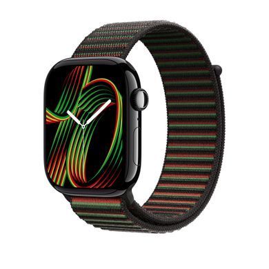 Ремешок Apple 46mm Black Unity Sport Loop - Unity Rhythm (MDF54)