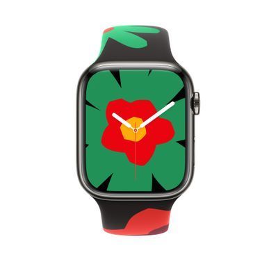 Ремешок Apple Black Unity Sport Band - Unity Bloom - M/L Watch 45mm (MW4X3)