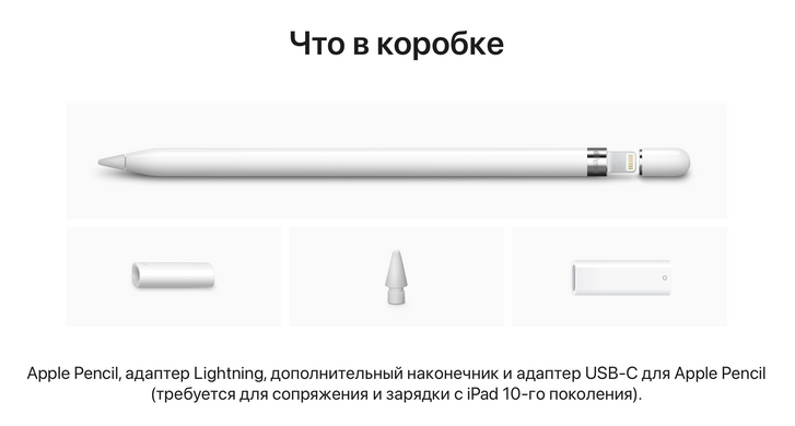 Стилус Apple Pencil 1 (MQLY3)