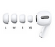Комплект білих амбушюр для AirPods Pro - 4 розміри