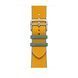 Ремінець Apple Watch Hermès - 45mm Jaune d'Or/Bleu Jean Twill Jump Single Tour (MWQY3)