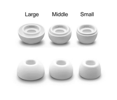 Комплект білих амбушюр для AirPods Pro - 3 розміри