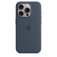 Чохол Apple iPhone 15 Pro Silicone Case with MagSafe - Storm Blue (MT1D3)