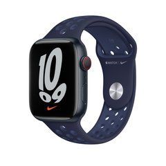 Ремешок Apple Nike Sport Band Midnight Navy/Mystic Navy 45mm (ML8C3)