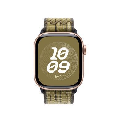 Ремешок Apple Nike Sport Loop Watch 42mm Green/Grey (MXTY3)