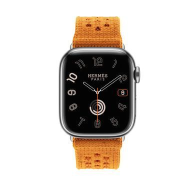 Ремінець Apple Watch Hermès Orange Tricot Single Tour - 41mm (MWP93)