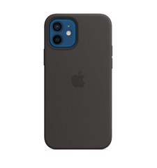 Чехол Apple iPhone 12/12 Pro Silicone Case with MagSafe - Black (MHL73)