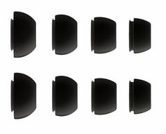 Комплект чорних амбушюр для AirPods Pro - 4 розміри