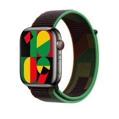 Ремешок Apple Black Unity Sport Loop для  Watch 45mm (MQTJ3)