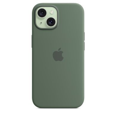 Чохол Apple iPhone 15 Silicone Case with MagSafe - Cypress (MT0X3)