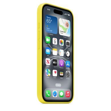 Чохол Apple iPhone 16 Silicone Case with MagSafe - Star Fruit (MYY73)