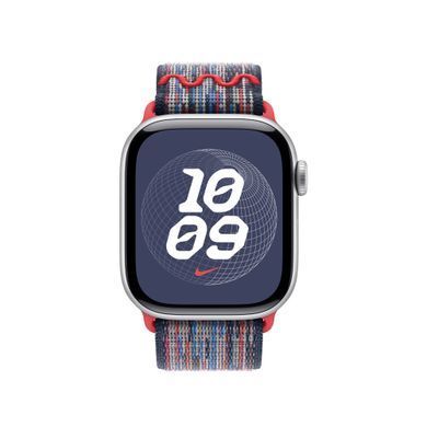 Ремешок Apple Nike Sport Loop Watch 42mm Blue/Red (MXU03)