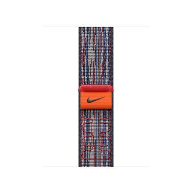 Ремешок Apple Nike Sport Loop Watch 42mm Blue/Red (MXU03)