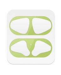 Зеленая пылезащитная наклейка для AirPods 1 / 2