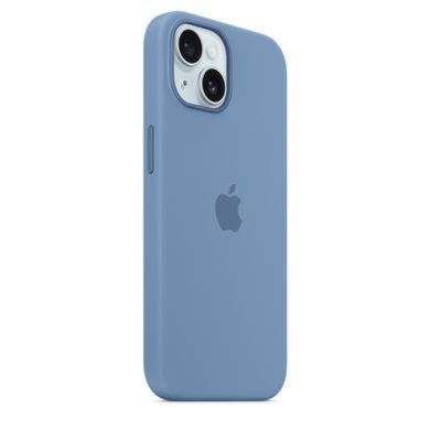 Чехол Apple iPhone 15 Silicone Case with MagSafe - Winter Blue (MT0Y3)