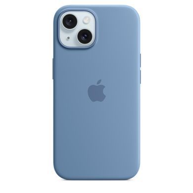 Чехол Apple iPhone 15 Silicone Case with MagSafe - Winter Blue (MT0Y3)