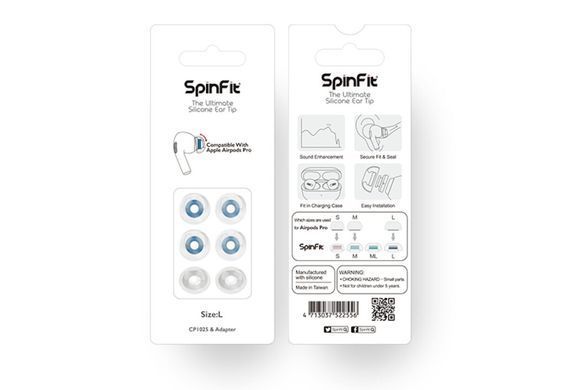 Амбушюри SpinFit CP1025 для AirPods Pro - Розмір L (2 пари)