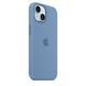 Чехол Apple iPhone 15 Silicone Case with MagSafe - Winter Blue (MT0Y3)