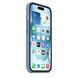 Чехол Apple iPhone 15 Silicone Case with MagSafe - Winter Blue (MT0Y3)