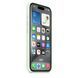 Чехол Apple iPhone 15 Pro Silicone Case with MagSafe - Soft Mint (MWNL3)