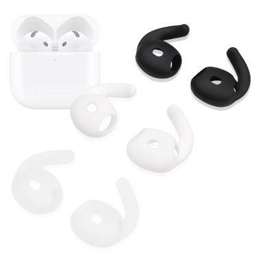 Накладки з гачками силіконові для AirPods 4 - Напівпрозорі