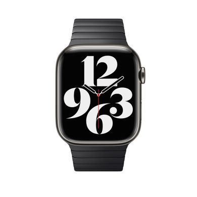 Ремешок Apple Silver Space Black Link Bracelet для Watch 42mm (MUHM2)
