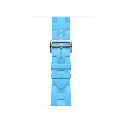 Ремнінець Apple Watch Hermès - 41mm Bleu Céleste Kilim Single Tour (MWNY3)