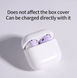 Накладки силіконові на навушники AirPods 4 - Напівпрозорі