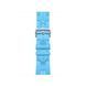 Ремнінець Apple Watch Hermès - 41mm Bleu Céleste Kilim Single Tour (MWNY3)