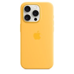 Чехол Apple iPhone 15 Pro Silicone Case with MagSafe - Sunshine (MWNK3)