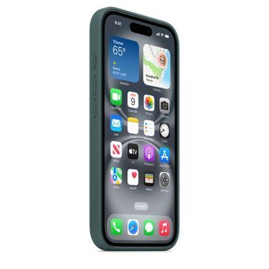 Чохол Apple iPhone 16 Silicone Case with MagSafe - Lake Green (MYY83)