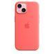 Чехол Apple iPhone 15 Silicone Case with MagSafe - Guava (MT0V3)