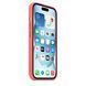 Чехол Apple iPhone 15 Silicone Case with MagSafe - Guava (MT0V3)