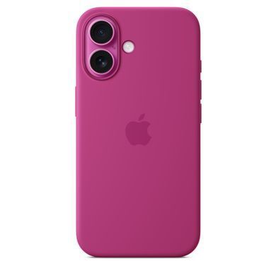Чехол Apple iPhone 16 Silicone Case with MagSafe - Fuchsia (MYY53)