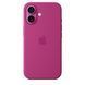 Чехол Apple iPhone 16 Silicone Case with MagSafe - Fuchsia (MYY53)
