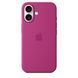 Чехол Apple iPhone 16 Silicone Case with MagSafe - Fuchsia (MYY53)
