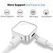 Зарядное устройство для Lightning и USB-C для Apple Watch - Серебристое