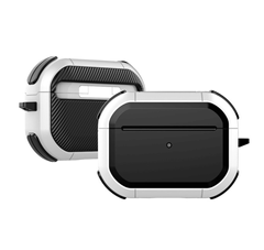 Білий полікарбонатний чохол з карабіном AirPods Pro 1