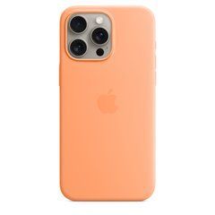 Чохол Apple iPhone 15 Pro Max Silicone Case with MagSafe - Orange Sorbet (MT1W3)