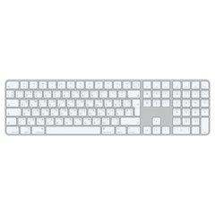 Клавіатура Apple Magic Keyboard with Touch ID and Numeric Keypad for Mac models with Apple silicon - Ukrainian - White Keys (MK2C3UA/A)